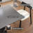 7-Piece Modern Rectangular Sintered Stone Dining Table Set With 6 Faux Leather Chairs-116240319-116240320-116240324