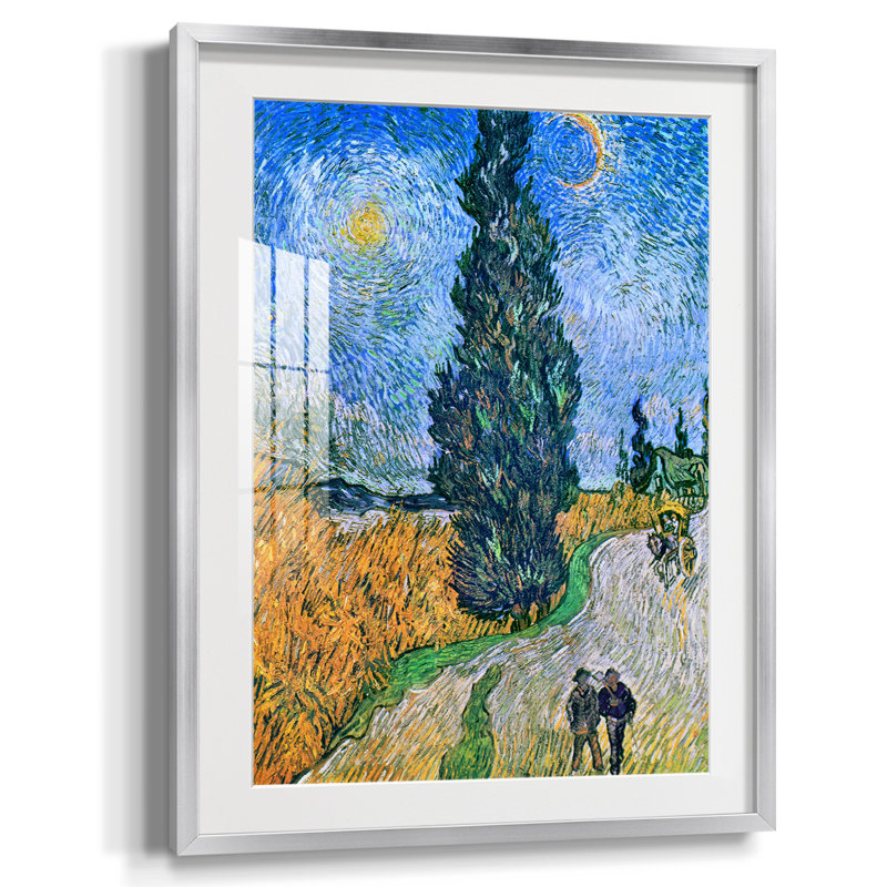Paysage rétro Lxxv - impression encadrée