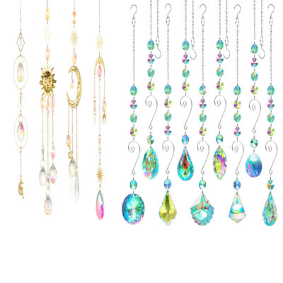 13 pièces Sun Catchers Crystal