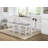 4pc Counter Height Dining Set White Finish Counter Height Table w Drawer Built-in USB Ports Power Outlets and 3 Stools Casual Dining Furniture