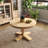 Solid Wood Round Dining Table-1417491899