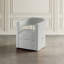 Fauteuil demi-tonneau pivotant en polyester 30 po Cascia-1045373278