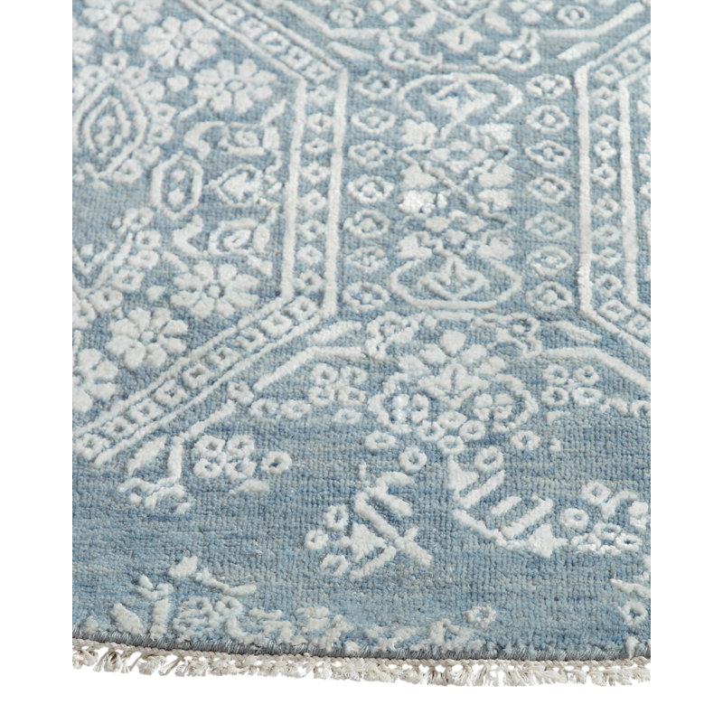 Modern One-of-a-Kind 8' Hand Knotted Area Rug
