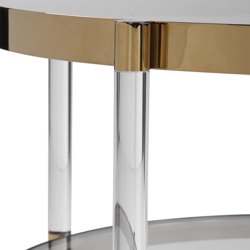 Attridge Glass Top Coffee Table