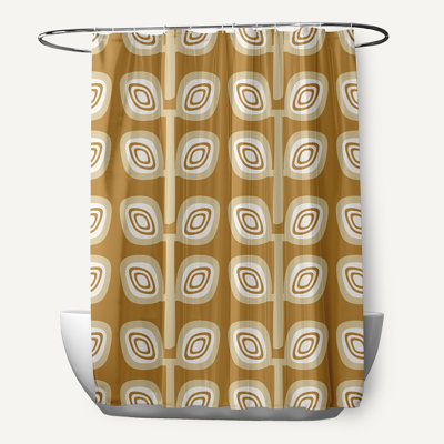 Atrasnu Geometric Shower Curtain