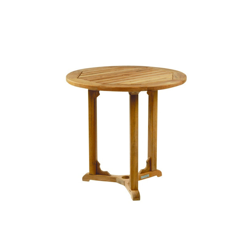 Essex Outdoor Round Teak Bistro Table