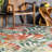 Pennsylvania Leaf Green/Orange Indoor/Outdoor Rug-1015012592