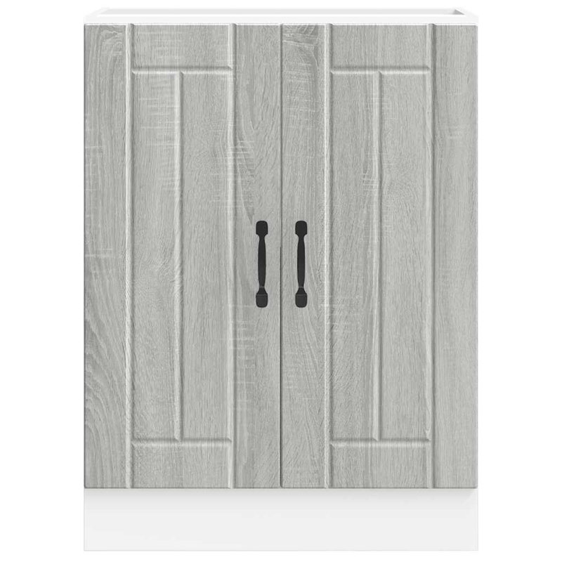 Shamisha Sink Base Cabinet, Grey Sonoma