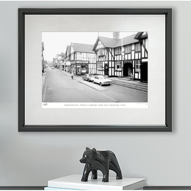 Northwich, Public Library And Salt Museum C1965 - Single Picture Frame Print, 60cm H x 80cm W x 2.3cm D