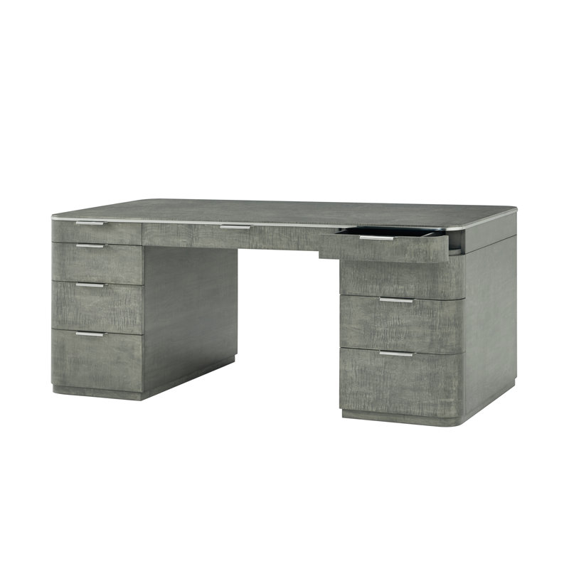 Hudson Solid Wood Executive Desk
