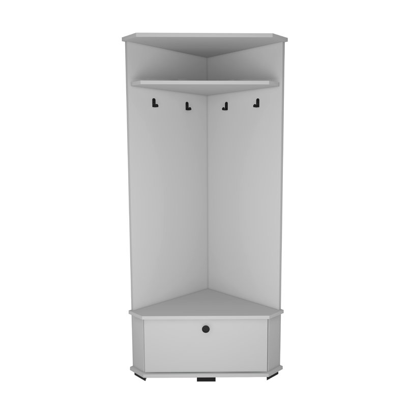Shoe Storage Hall Tree Lacynda, White