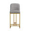 Ensemble de 2 chaises de bar pivotantes de style moderne avec un design simple et créatif