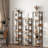  5-Tier 51.6"H x 13"W Bookshelf, Bookcase, Shelves Organizer For Small Spaces, Storage Shelf Organizer, For Living Room, Bedroom, Study, Balcony,Rustic Brown-841330679