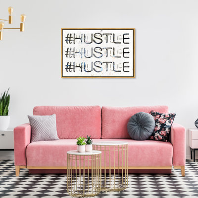 «Hustle» par Oliver Gal - impression d'art textuel