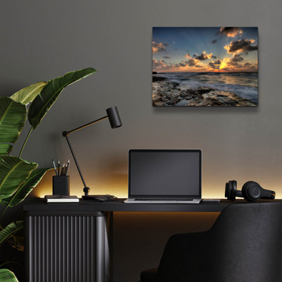«Beach 1» par Photoinc Studio, art mural en verre acrylique