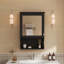 Armoire de rangement de salle de bain murale 20 "avec miroir-2142020159