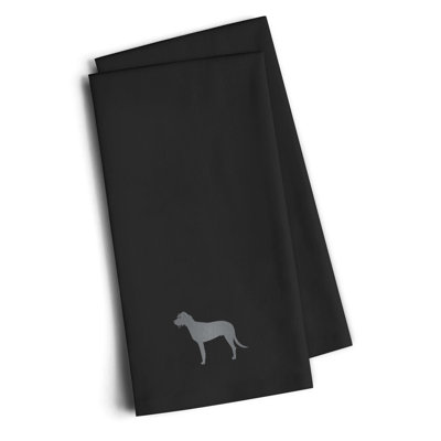 Serviette de cuisine en lévrier brodée irish