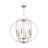 6 - Light Candle Style Globe Chandelier-907321522