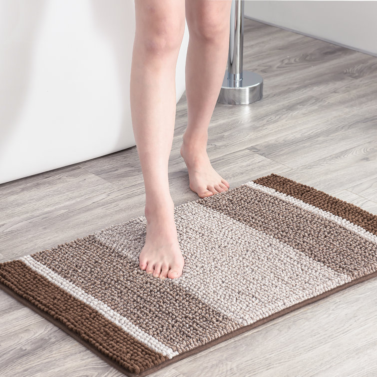 Floor Bathroom Mat Quick Drying Carpet Water Absorbent Non-Slip Super Soft  Rug