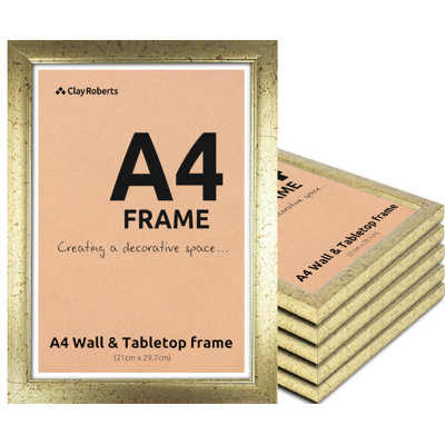 Gold Embossed Picture Frame