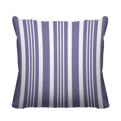 Healthcliff Striped Outdoor Reversible Throw Pillow