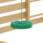 Ensemble de jeu extérieur en bois 8 en 1 | Mur d'escalade, balançoires, panier de basketball et bac à sable