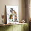 Bouledogue anglais de Noël - bonhomme de neige - galerie sur mesure-112355046