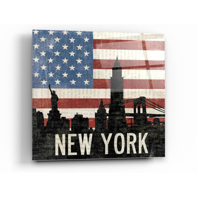 'New York' by Moira Hershey, Acrylic Glass Wall Art