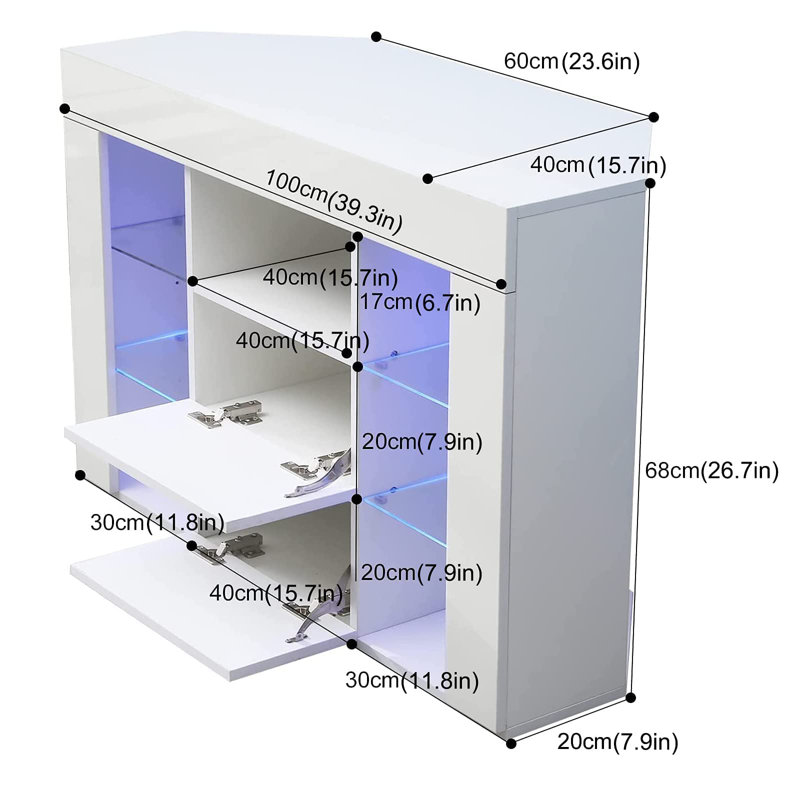 Araksya TV Stand for TVs up to 50"