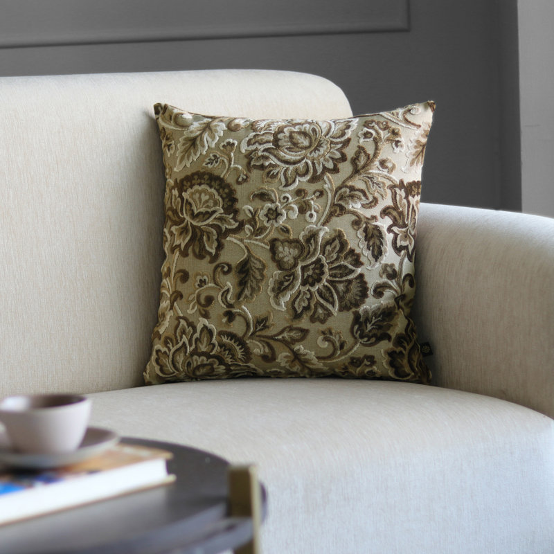 Class Square Pillow Cover, Chocolate