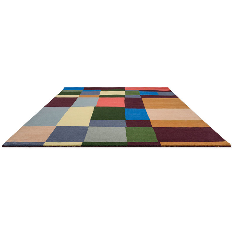 Wool Geometric Area Rug, Rectangle 5'3" x 7'6"