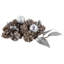 Glittered Berries And Pinecones Christmas Decorations - 6"