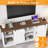Farmhouse TV Stand for Televisions Up to 80 in,Sliding Barn Doors and Storage Cabinets, Console Table and Media Furniture for Living Room, 70 in-967525985