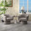 Fauteuil demi-tonneau pivotant de 25,2 po Iryanna-97755421-123185140