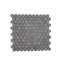 Dark Grey Basalt 1" Hexagon Mosaic