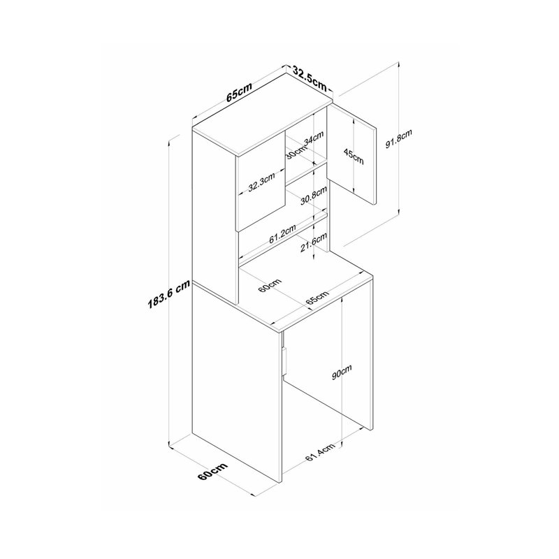 Manufactured Wood Wardrobe