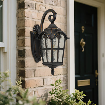 Fabiola Aluminum Wall Light with Dusk to Dawn