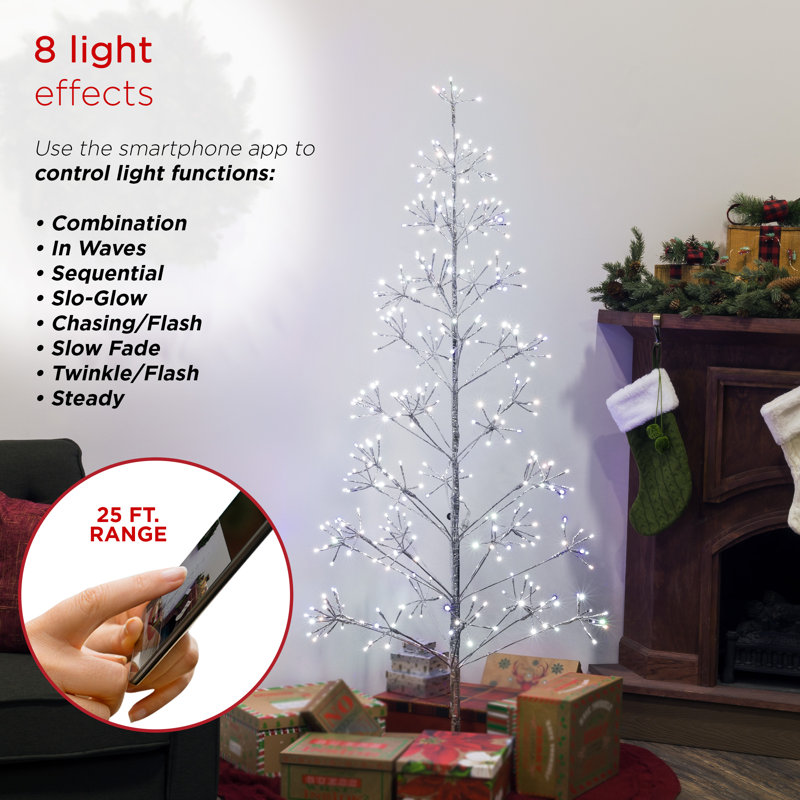 Foil Holiday Tree Lighted Display