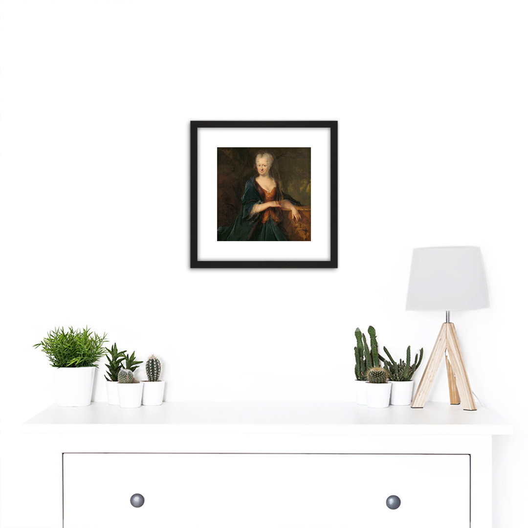 Portrait Louise Christina Trip by Cornelis Troost - Single Picture Frame Painting