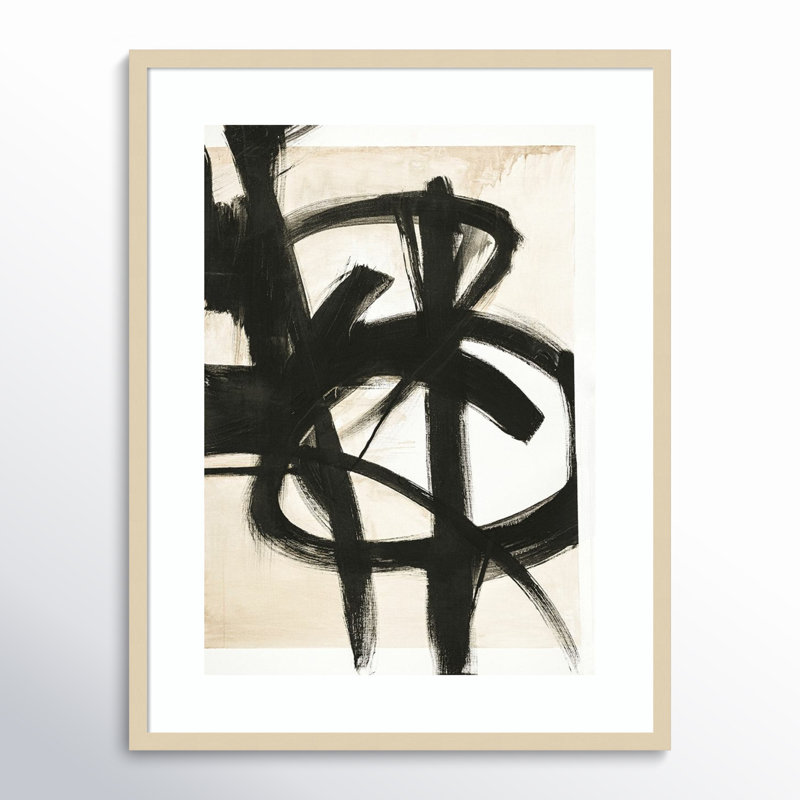 Graphical Shapes 7 par Design Fabrikken - Reproduction d'art graphique sur papier encadré, H 42,38 po x l 32,38 po