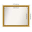 Townhouse Gold Non-Beveled Bathroom Wall Mirror-1016737495