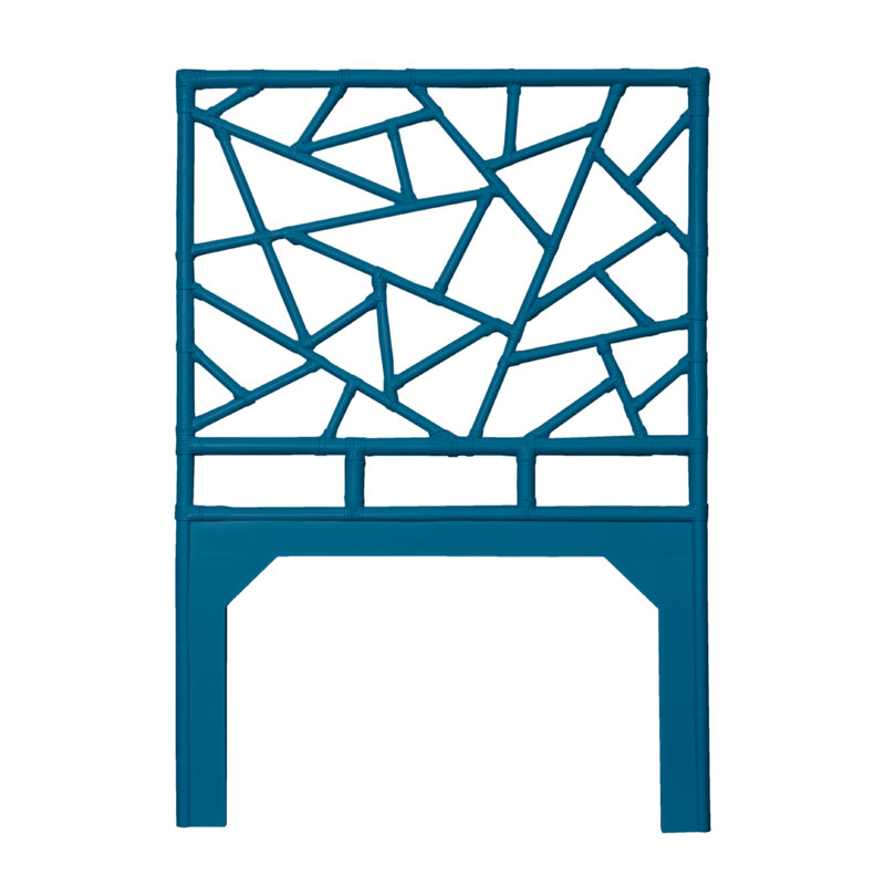 Tiffany Collection Open-Frame Headboard, Pacific Blue, Twin