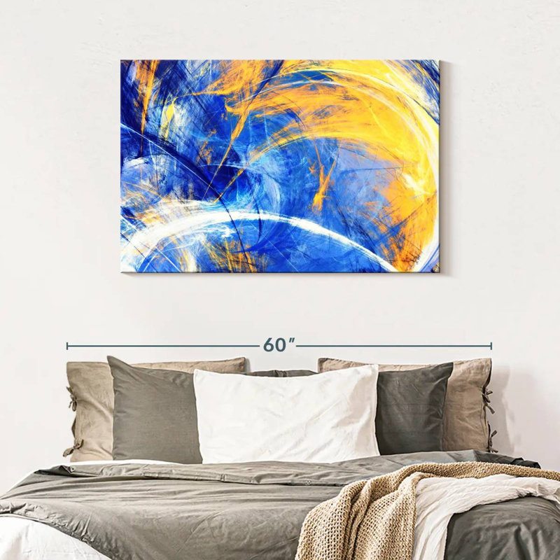 Avery Sunny Abstract Texture, 30" H x 45" W
