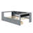 Platform Bed With Storage Shelves, Drawers, Charging Station And Upholstered Headboard-1262080401-1262080404