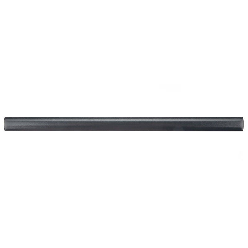 Chester 12" x 0.5" Ceramic Round Tile Trim in Matte Black