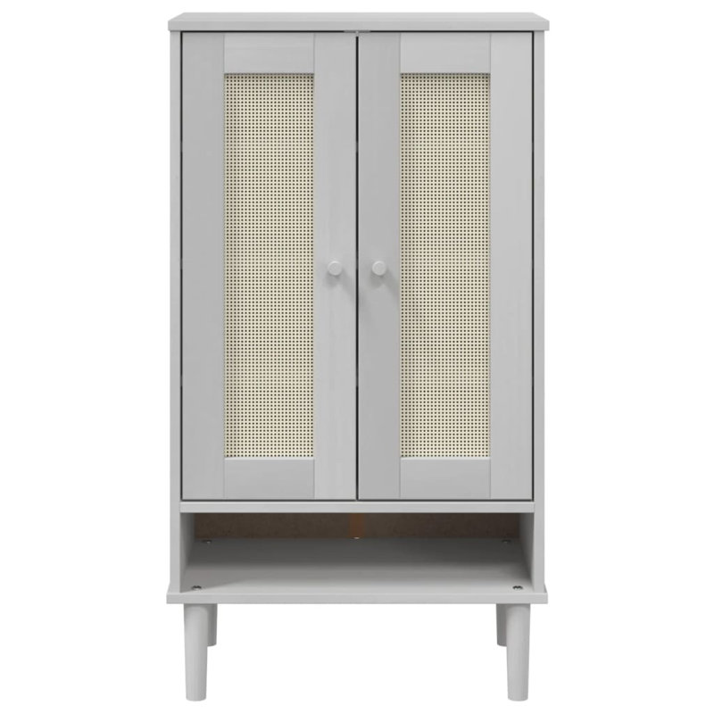 10 Pair Shoe Storage Cabinet, White