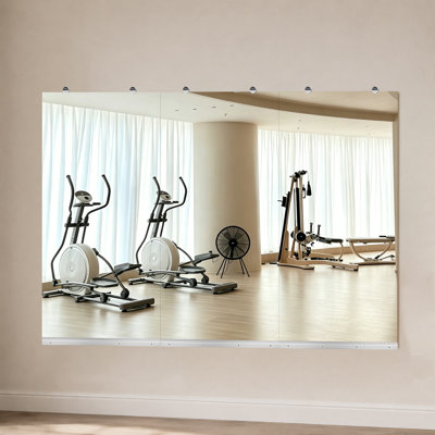 Full-Length Gym Mirrors, 3 Pieces