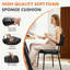 Chaise d'appoint avec pieds en métal, ensemble de 2 chaises rembourrées