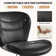 Elegant Adjustable Height Upholstered Counter Stool With Stylish Metal Frame And Convenient Footrest