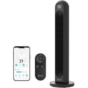 EcoNour 42" Smart Oscillating Tower Fan with Alexa & WiFi Control